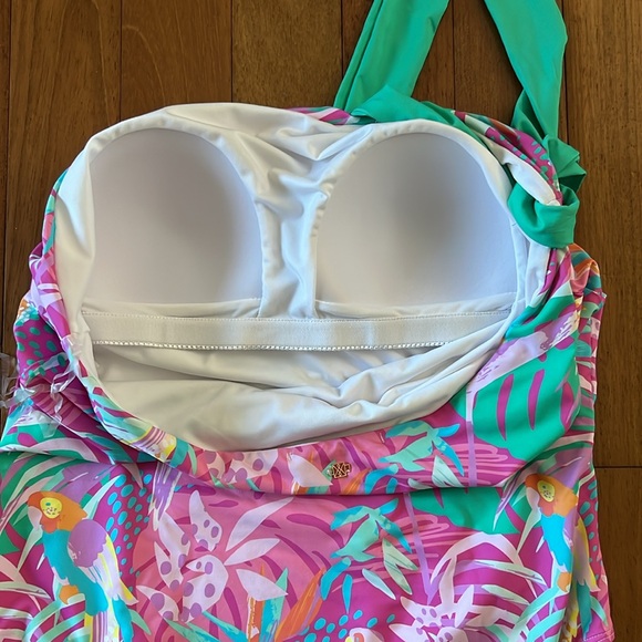 16. Michelle McDowell The Mia in the Trees One Shoulder Swimsuit - Picture 13 of 15